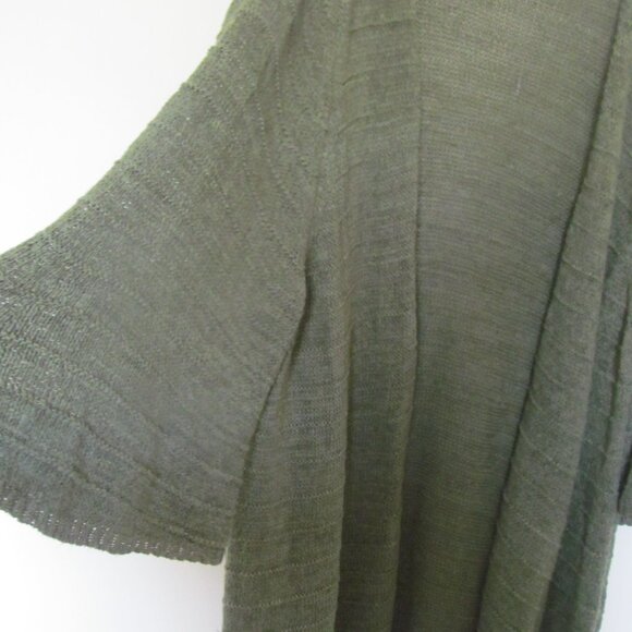 Terra & Sky Green Cardigan Size 4X - Picture 2 of 2